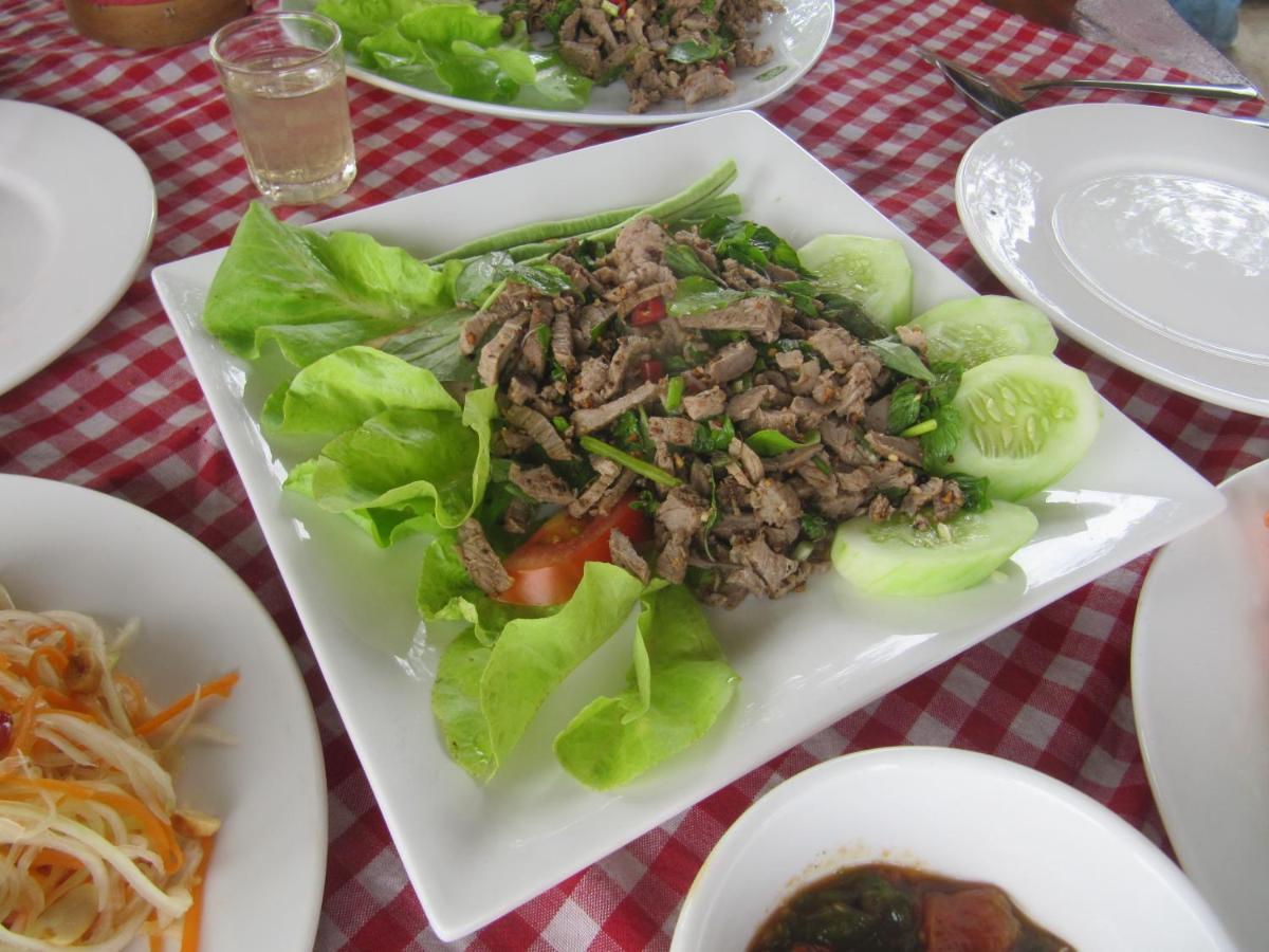 Don Som Riverside Guesthouse Bagian luar foto