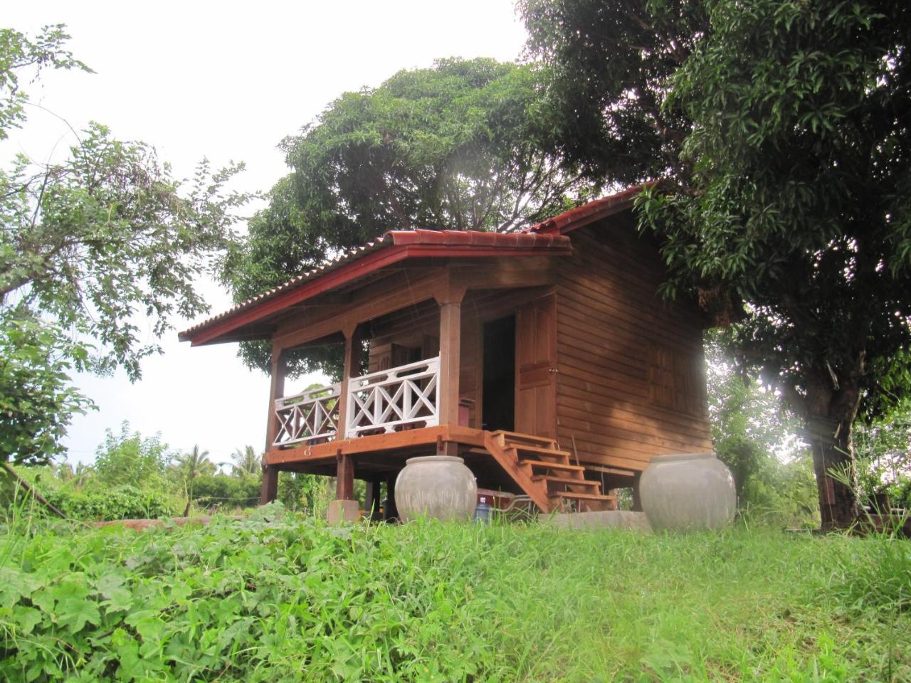 Don Som Riverside Guesthouse Bagian luar foto