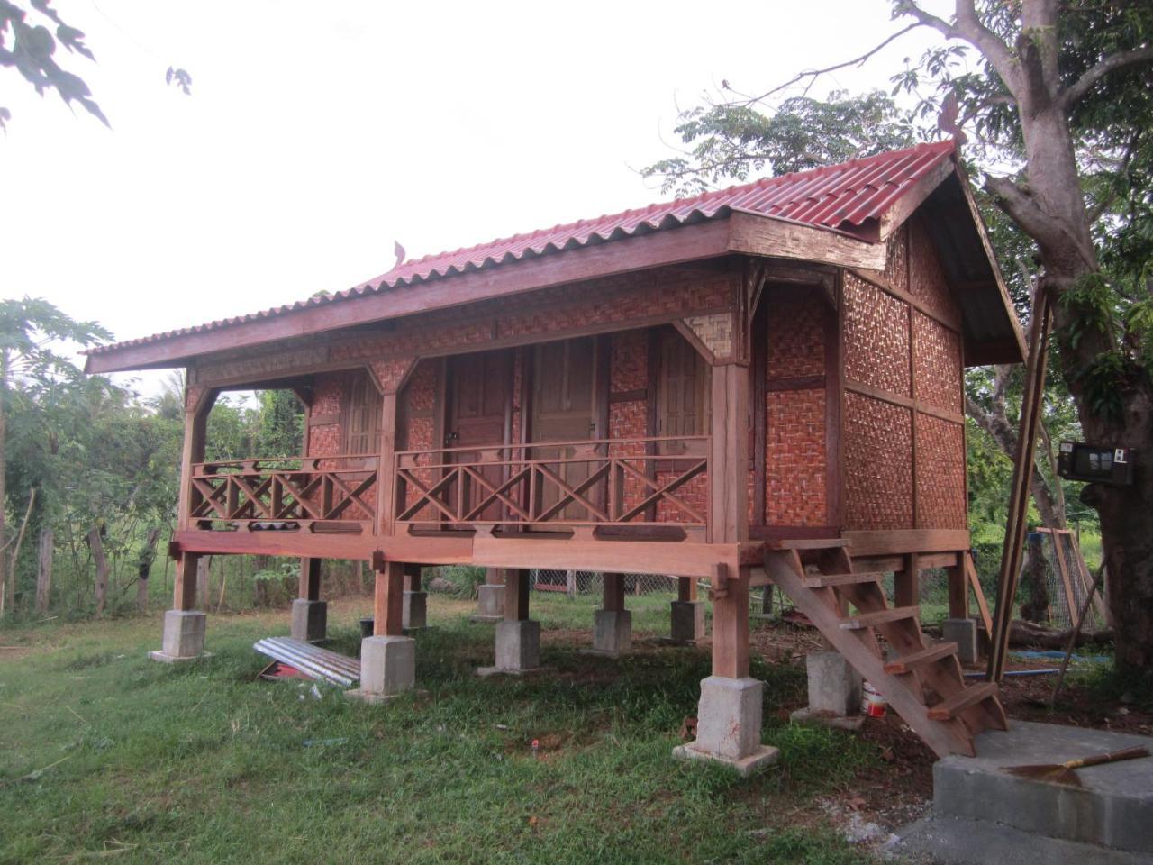 Don Som Riverside Guesthouse Bagian luar foto